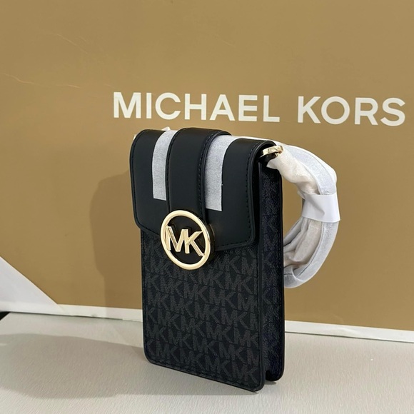 MK Carmen Small Logo Smartphone Crossbody Bag - Picture 2 of 4